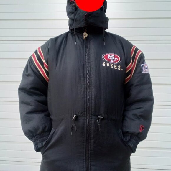 Vtg. San Francisco 49ers Pro Player NFL Experience Reversible Jacket - Size GD/L - Picture 1 of 15